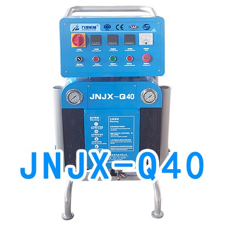 冷庫墻體保溫聚氨酯噴涂機現場施工(圖2) JNJX-Q40聚氨酯噴涂機